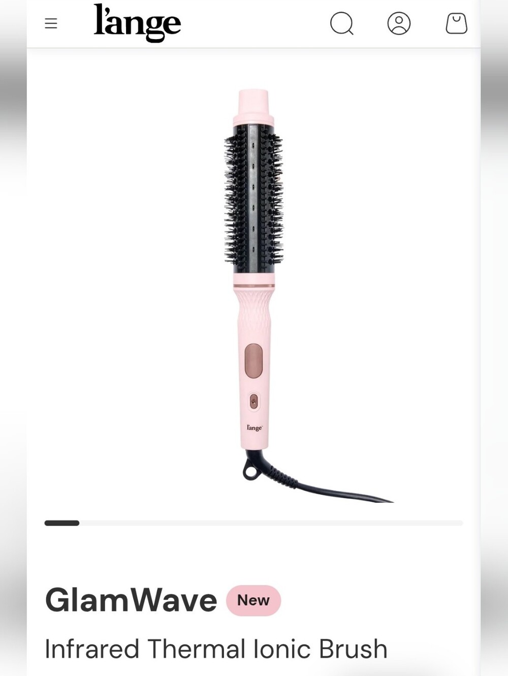 l'ange Glamwave Infrared Thermal Ionic Brush